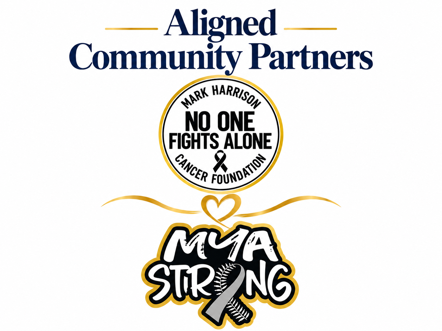 Community partners: Mark Harrison Cancer Foundation and Mya Strong Foundation